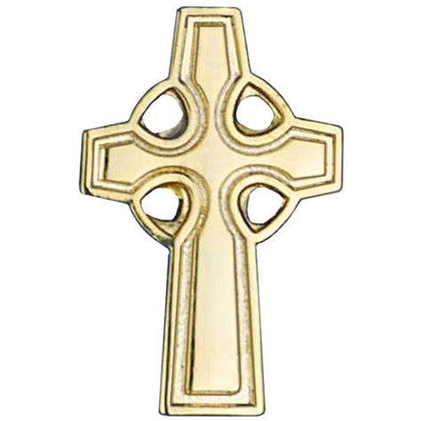 Celtic Cross Pin Gold Plated Celtic Pins Terra Sancta Guild
