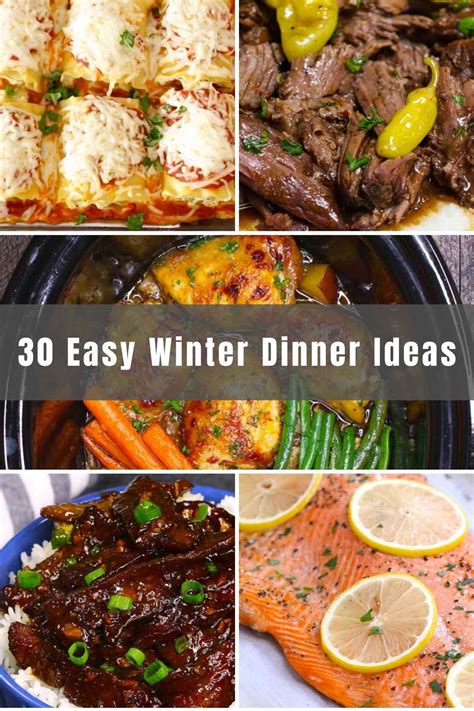 30 Easy Winter Dinner Ideas Best Recipes For Cold Winter Nights