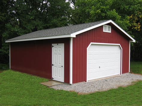 Building your own 24'x24' garage and save money. Portfolio | Myers Barn Shop