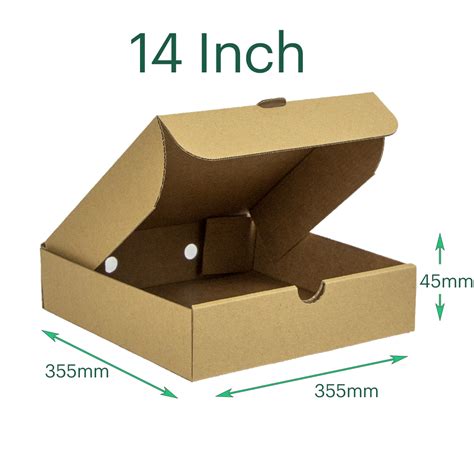 Buy 14 Food Grade Pizza Box Online Eco Friendly Takeaway Packaging