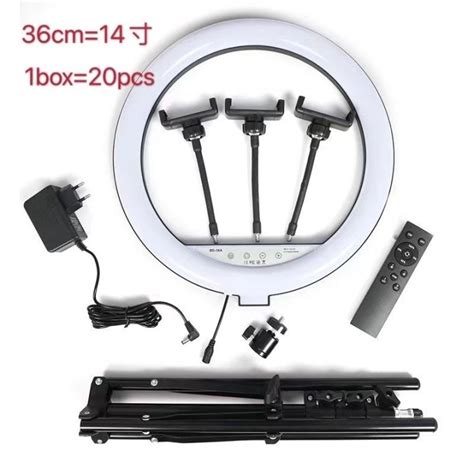 26cm 10inch led selfie ring light with stand and phone holer with remote control set dimmable