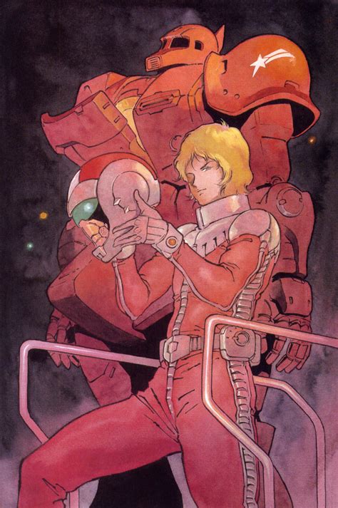 Yasuhiko Yoshikazu Char Aznable Zaku Zaku I Gundam Mobile Suit Gundam Mobile Suit Gundam