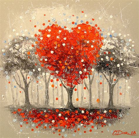 Wood Of Love Painting By Olha Darchuk Jose Art Gallery