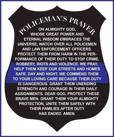 Police Officers Prayer Law Enforcement Pinterest Law