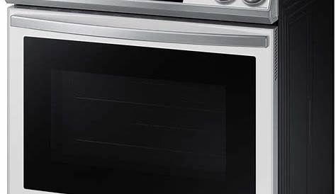 Samsung Bespoke 30" White Slide In Gas Range | Spencer's TV & Appliance
