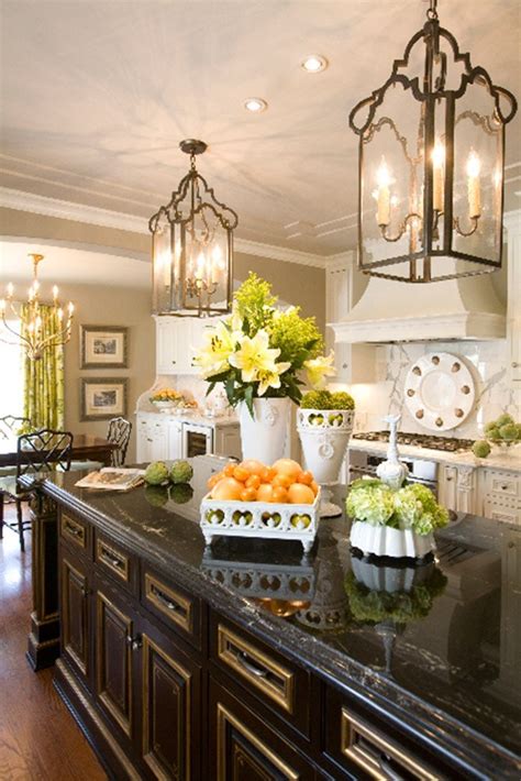 The porch sets the tone for the entire home with lovely french style doors and lanterns and lots of rustic brick. 49 Awesome Kitchen Lighting Fixture Ideas - DIY Design & Decor