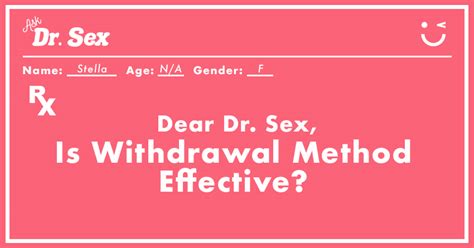 Is Withdrawal Method Effective