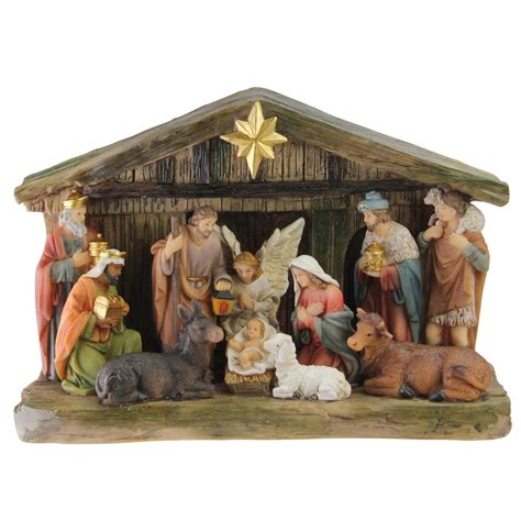 95 Nativity Christmas Scene With Color Changing Led Lights