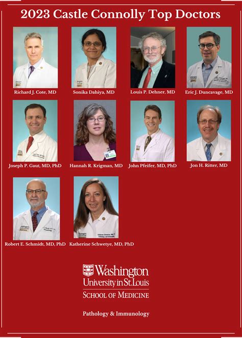 Ten Pathology And Immunology Physicians Named 2023 Castle Connolly Top Doctors Pathology
