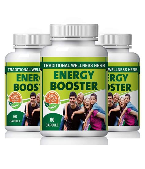 Natural Energy Booster For Increase Stamina Body Capsule 180 Nos Pack