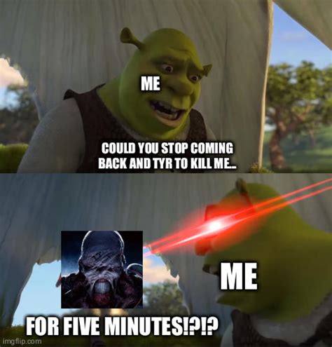 Shrek 5 Minutes Meme Template Bhe