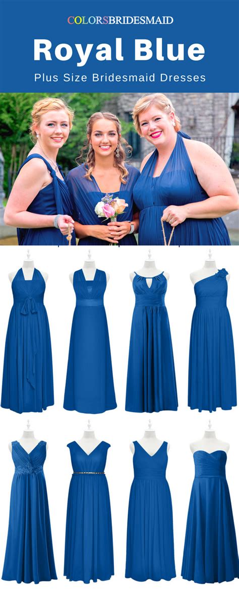 Top 8 Plus Size Royal Blue Bridesmaid Dresses To Flatter You