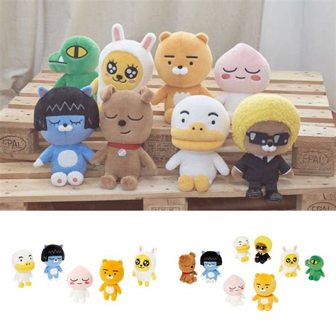Kakao Friends Signature Classic Stuffed Plush Toy And Mini Soft Doll