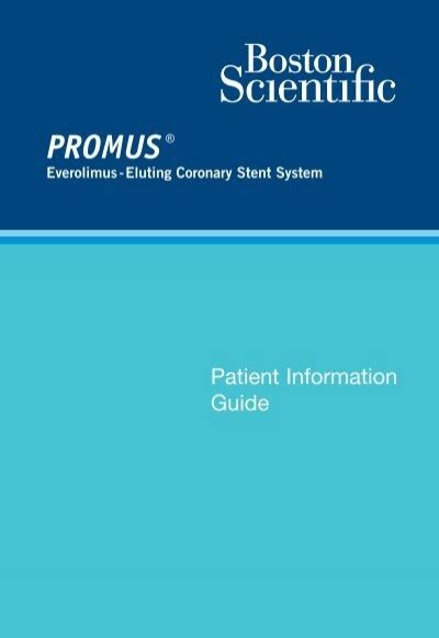Patient Information Guide Boston Scientific