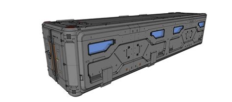 Artstation Sci Fi Cargo Container 2 Resources
