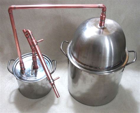 Stock pot stainless steel 60 qt steamer vaporera tamalera for tamales (15gallon). 5 GALLON Stainless Steel Pot Still & Thumper Copper Column ...