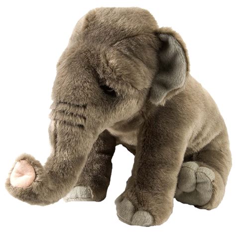 Wild Republic Asian Elephant Plush Soft Toy Cuddlekins Cuddly Toys