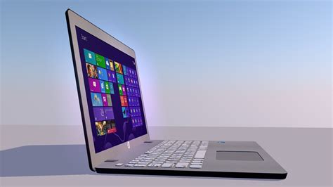 Modelo 3d Windows Laptop Turbosquid 1071665