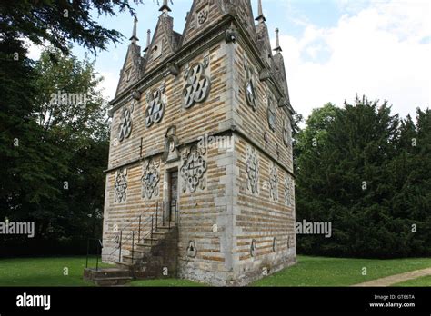 Rushton Triangular Tower Rushton Northamptonshire England Stock