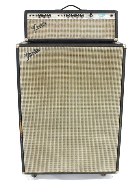 Mid 1970s Fender Bassman 100 Guitar Amplifier Head Serial No B04266