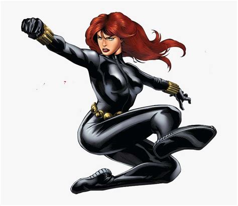 Black Widow Avengers Black Widow Cartoon Png Image Transparent Png
