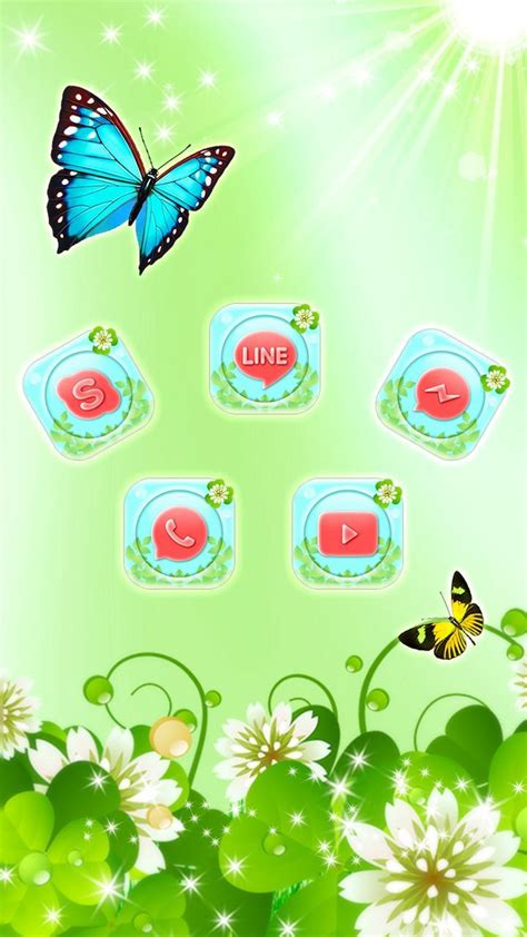 Butterfly Green Nature Theme Apk For Android Download