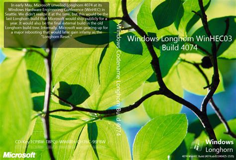Windows Longhorn Dvd Covers