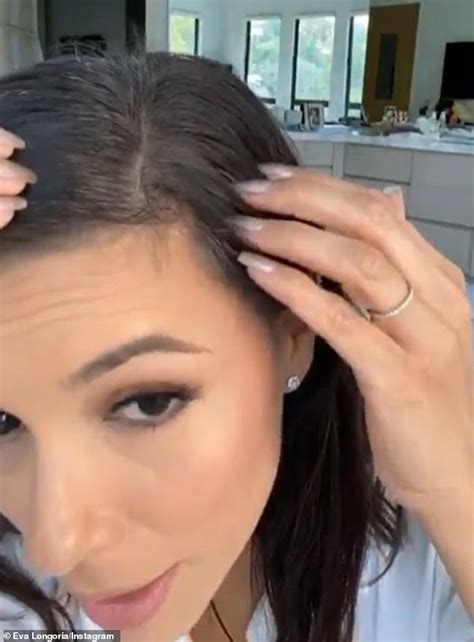 Eva Longoria Shares Honest Moment With Fans As She Unveils Her Grey Hair Before Using Cover Up