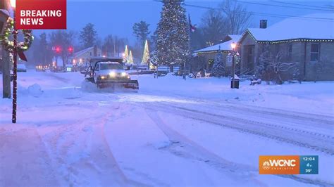 Winter Storm Dumps Heavy Snow In Nc Mountains Up To 1 Possible In