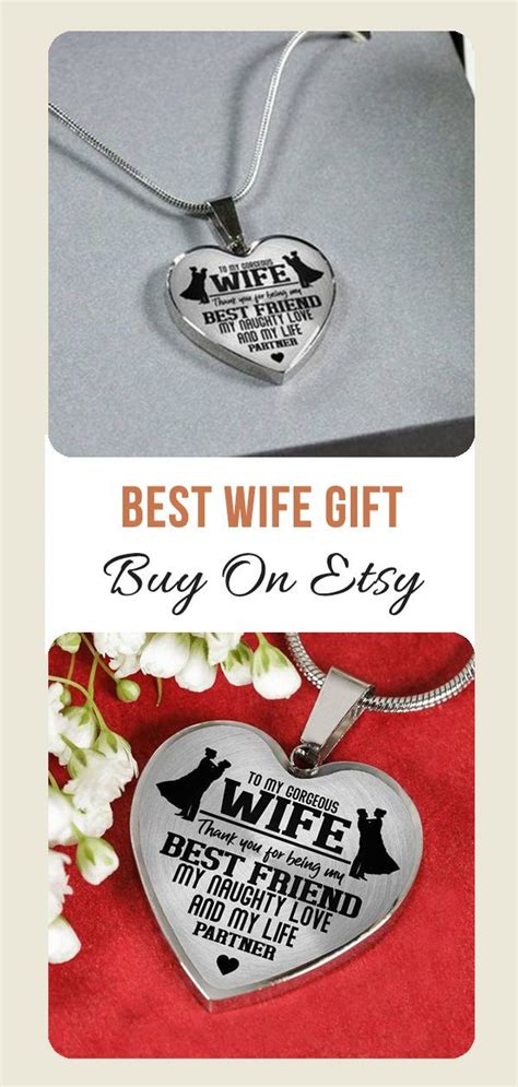 If your wife always gravitates toward unique jewelry, you might find the perfect gift idea among these jewelry gifts.; Beautiful To My Wife Necklace From Husband - Best Gift for ...