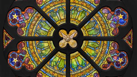 Stained Glass Religious Patterns