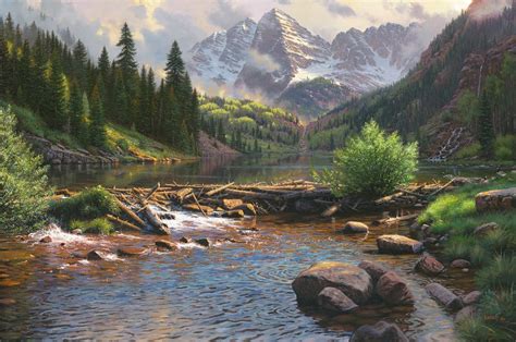 Rocky Mountain Grandeur By Mark Keathley Infinity Fine Art