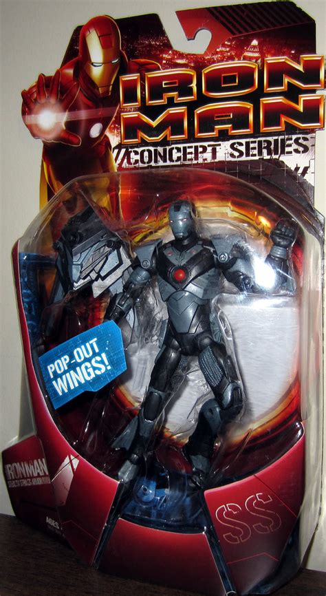 In order to survive he comes up with a way to miniaturize the battery and figures out that the battery can power something else. Stealth Striker Armor Iron Man Action Figure Concept Series