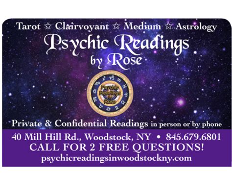 Hudson Valley Ulster County Manhattan New York Psychic Readings