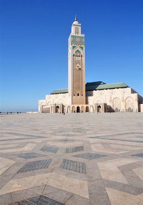 Hassan Ii Mosque In Casablanca Morocco Built Over Water A Stunning