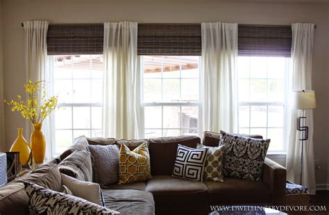 Bamboo Shades To Make Your Windows Look Larger Home Living Room
