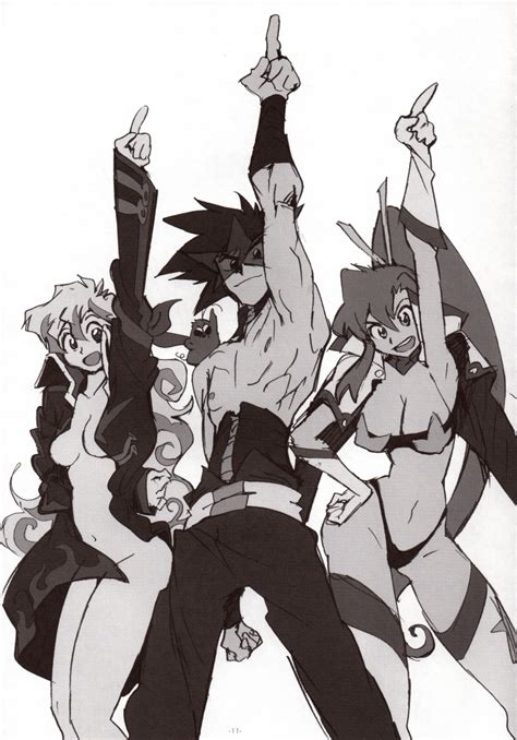 Imaishi Hiroyuki Boota Ttgl Nia Teppelin Simon Ttgl Space Yoko Yoko Littner Tengen