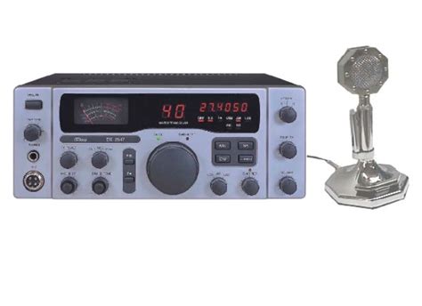 Radio Dr Galaxy Dx 2547 Cb Base Station With Chrome Microphone Combo