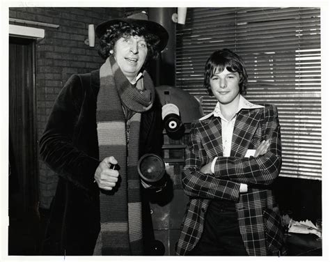 An Old Photo Of Tom Baker In Helston Cornwall With An Unknown Doctor