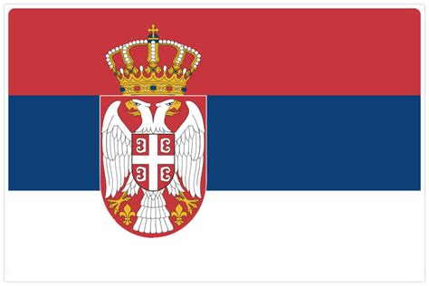 Serbian lippu (vaakunalla) - Застава Србије - NationalFlags.shop ...