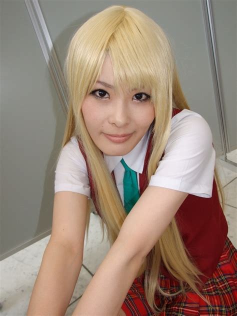Mio Cosplayer Yukihiro Ayaka Mahou Sensei Negima Blonde Hair
