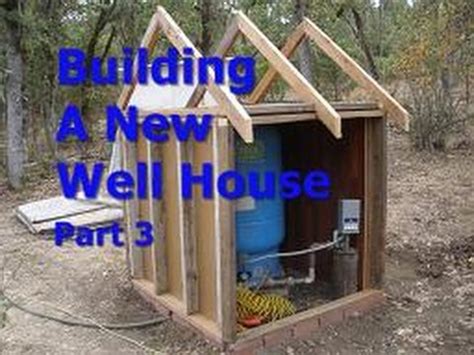 The hot water tank, ventilation system, water pump, and appliances also affect the location of receptacles. Building A New Well House - Part 3 - YouTube