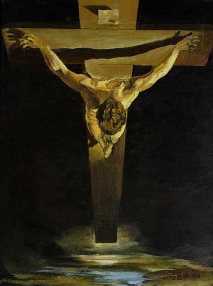 Salvador Dali Most Famous Paintings Salvador Dali Jesus On Cross