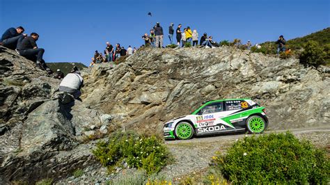 Wrc Tour De Corse Škoda Claims Top Two Spots In The Wrc 2 Table