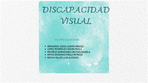 Discapacidad Visual