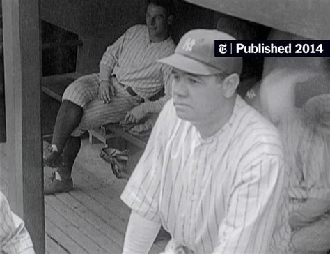 Footage Offers Rare Look At Babe Ruth And Lou Gehrig The New York Times