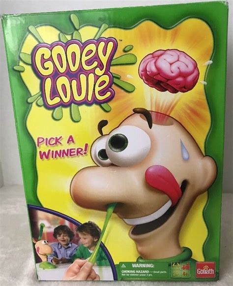 Spielzeug Gooey Louie — Pull The Gooey Boogers Out Until His Head Pops