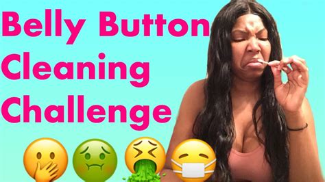 Belly Button Cleaning Challenge Does It Smell Youtube