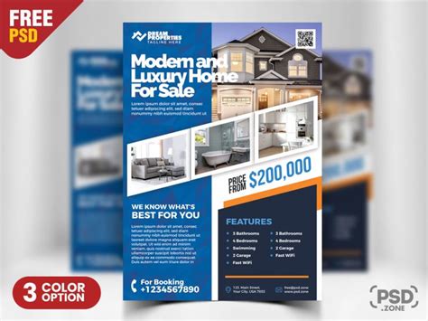 Real Estate Business Flyer Psd Psd Zone