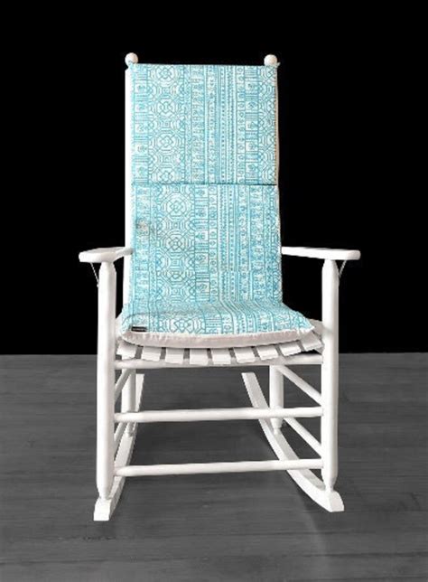 Turquoise Rocking Chair Cushion Covers Set Etsy